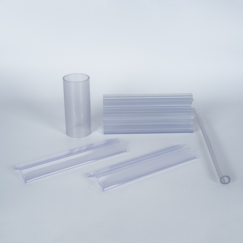 Transparent pvc profile